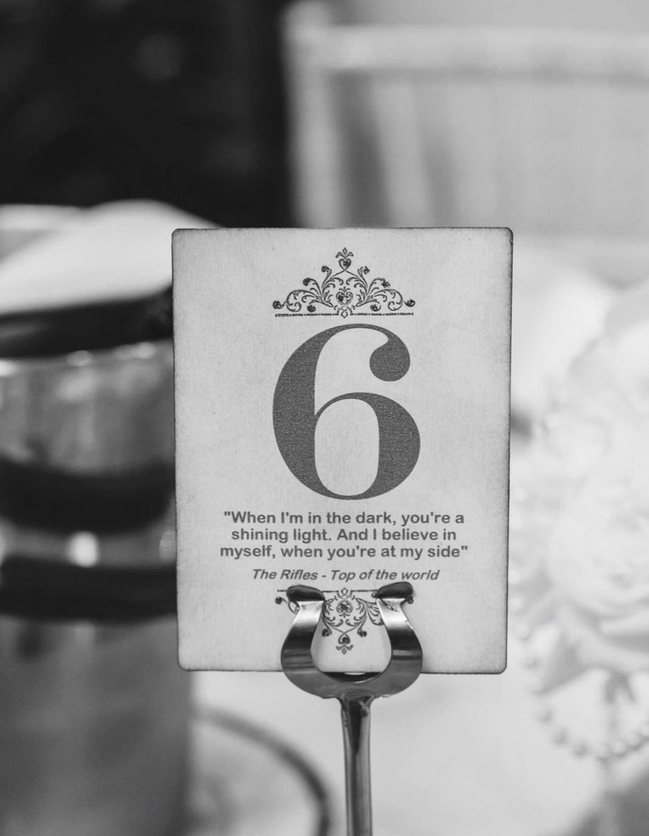 Loved the hidden track on #Nonethewiser so much that it became the name of table 6 in our wedding! Where of course <a href="/theriflesband/">The Rifles</a> played for us ❤️✌🏼 #couldntlovethemanymore #Rifleslisteningparty <a href="/DeanoRifles777/">Deano Rifles & Regency</a> <a href="/TaylorMod/">The Magic Mod</a> <a href="/BluebirdPete/">Peter Jennings</a> <a href="/paulcox1927/">Paul Cox</a>