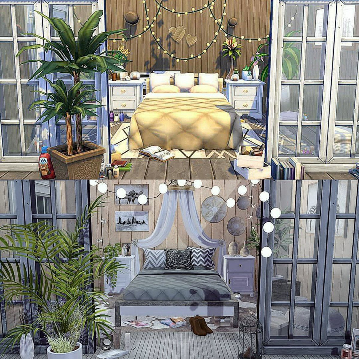 The same room with and without cc👩🏽‍🔧
#showusyourbuilds #simscreation #thesims4 #homedecor #sims #sims4life #sims4 #cozy #clutter #diesims #diesims4 #simscommunity #simsdaily #picoftheday #details #origin #ts4 #thesims #gamer #gamergirl #simstagram <a href="/thesims/">The Sims</a>