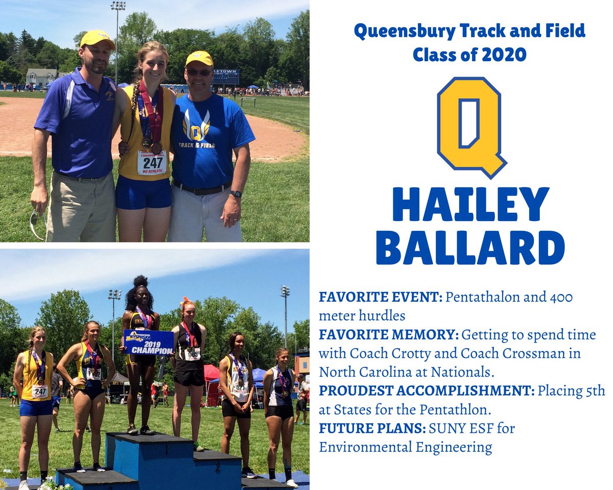 QbyTrack's tweet photo. @QbyAthletics Today’s Senior Spotlights! https://t.co/Z7lH0kpHuo
