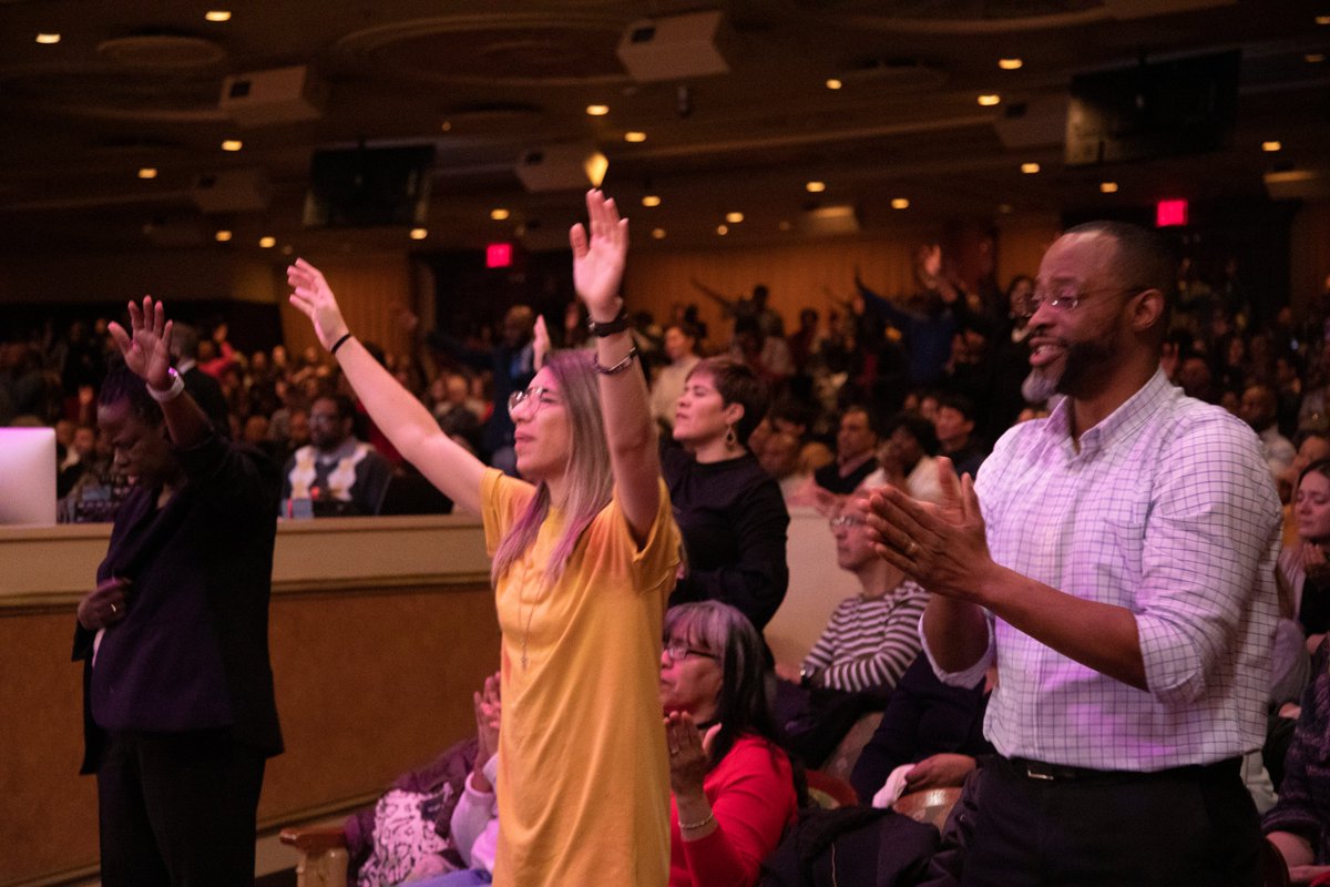 Don’t miss our Sunday Worship Online at brooklyntabernacle.org tomorrow, beginning at 9am EST, when I hope to challenge us all with the following question: Is it possible to be ALL IN for God in today’s day and age? [Pictured below is a past service at The Brooklyn Tabernacle]