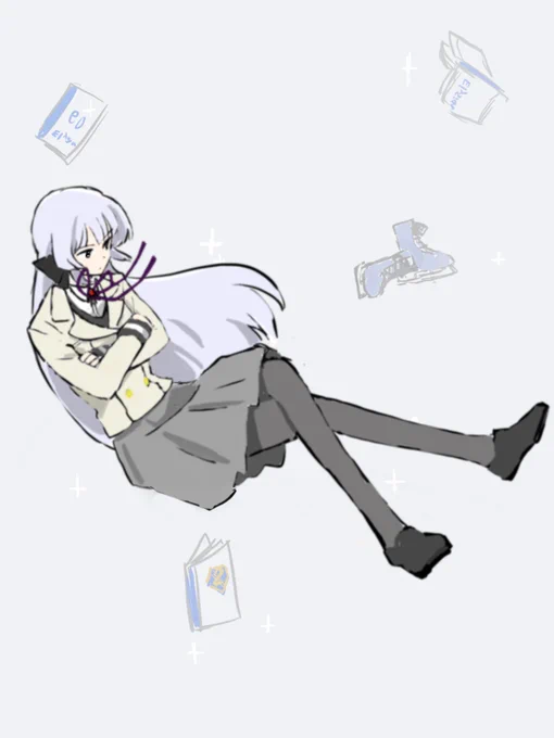 すたりら校でのふらいみーとゅーざすたぁが見たいという願望(絶対泣く)(エンディングの絵を頑張って真似したけどあの優しくて柔らかい線は私には無理だった)(尊敬)(サイズいじってたらめちゃくちゃ画質粗くなった) 
