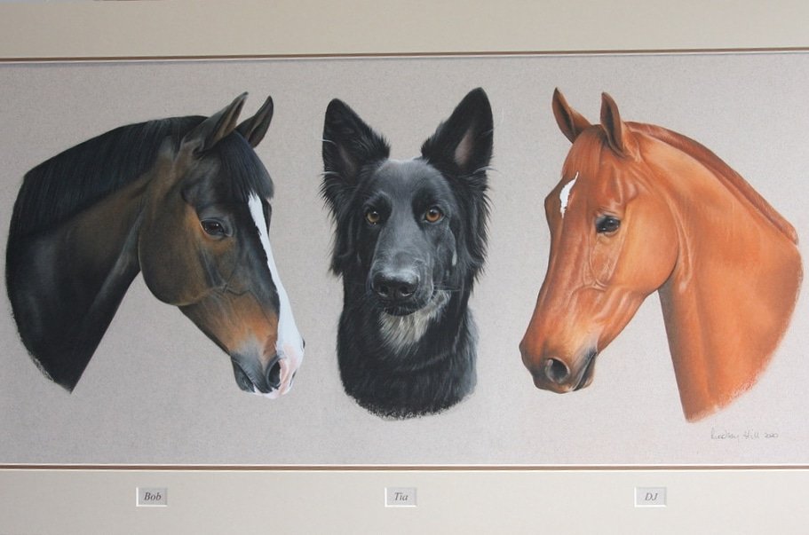 Portrait given by <a href="/mattmillin/">Matt Millin</a> to his lovely wife last week. I do love my job 😍