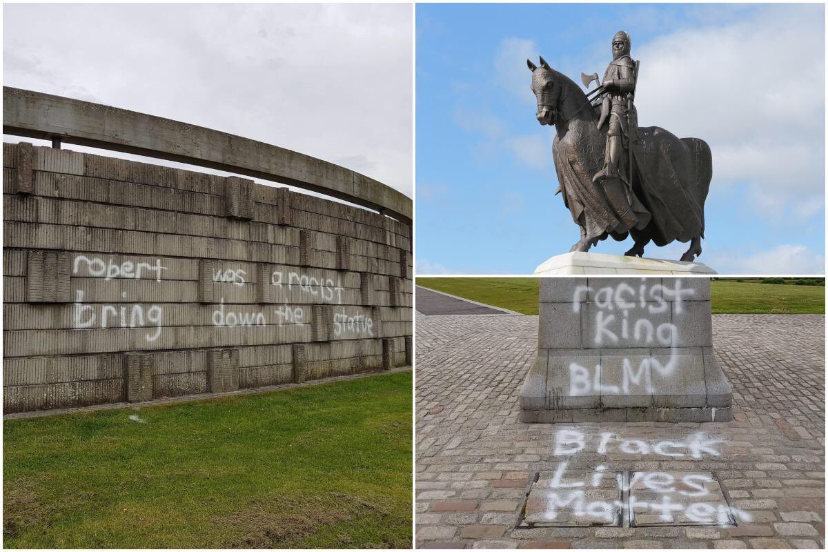 All those who disrespect the heroes of history are by far the worst offenders. 

I am so angry. I will fight and defend to the end all the civilisations our ancestors have built. 

#AllLivesMatter #RoberttheBruce #vandalism