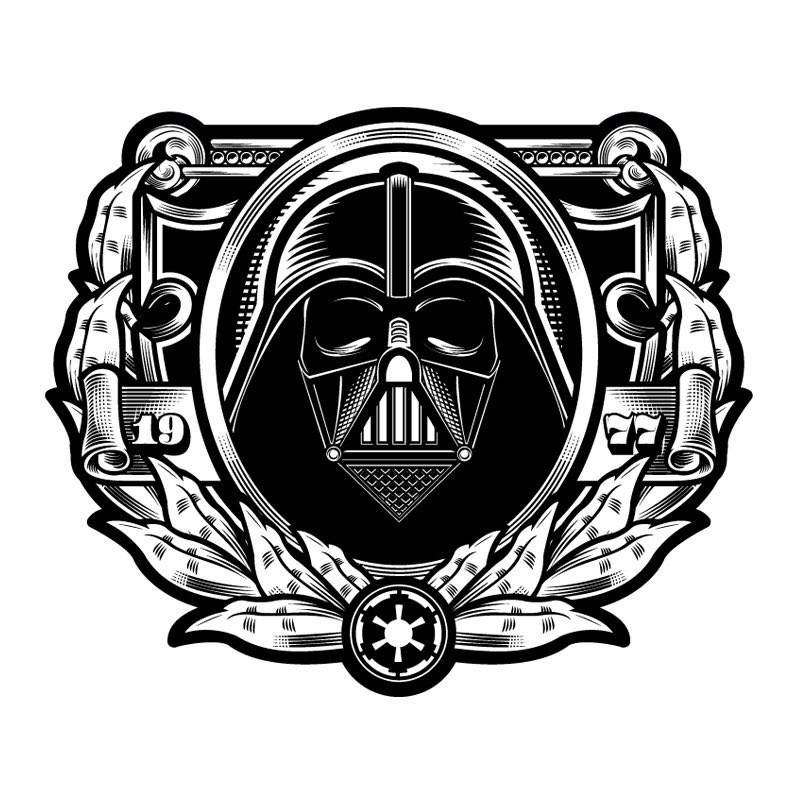 hydro74's tweet photo. Vader. Filigree study and ornate construction. Using Vader as the hero element to see how it can come together. https://t.co/1dydbA4Kh5