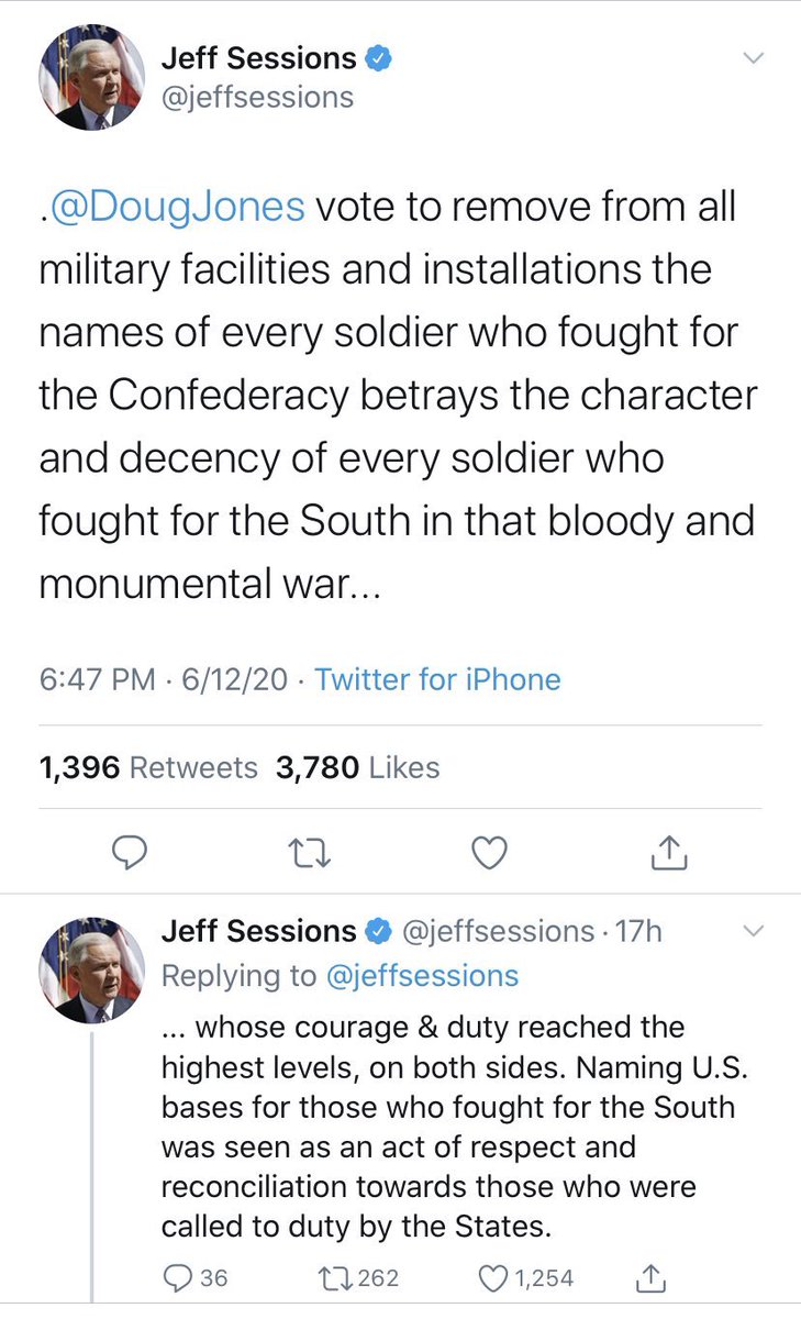 dhambrick63's tweet image. In which @jeffsessions pulls out the same defense as supporters of Hitler used/still uses to rally his supporters. #NotHyperbole #CharacterAndDecency