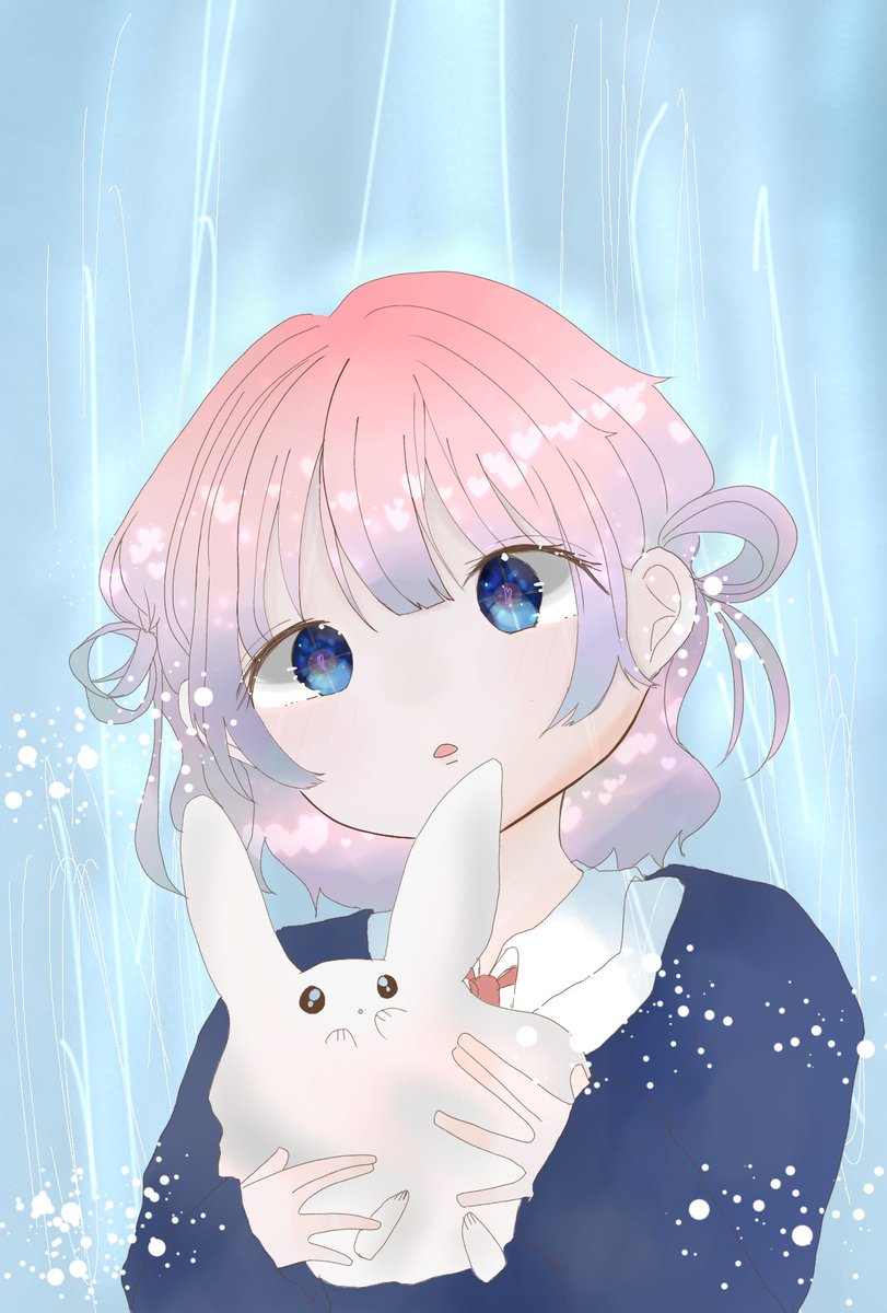 なつきなn ふわふわ系女の子 イラスト