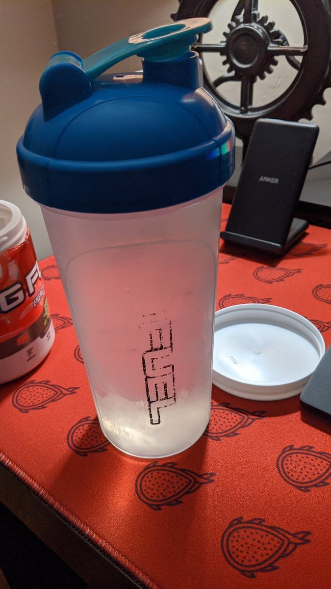 ElleManners's tweet photo. Rip @GFuelEnergy cup. You've served me well. https://t.co/LtKJbzruli