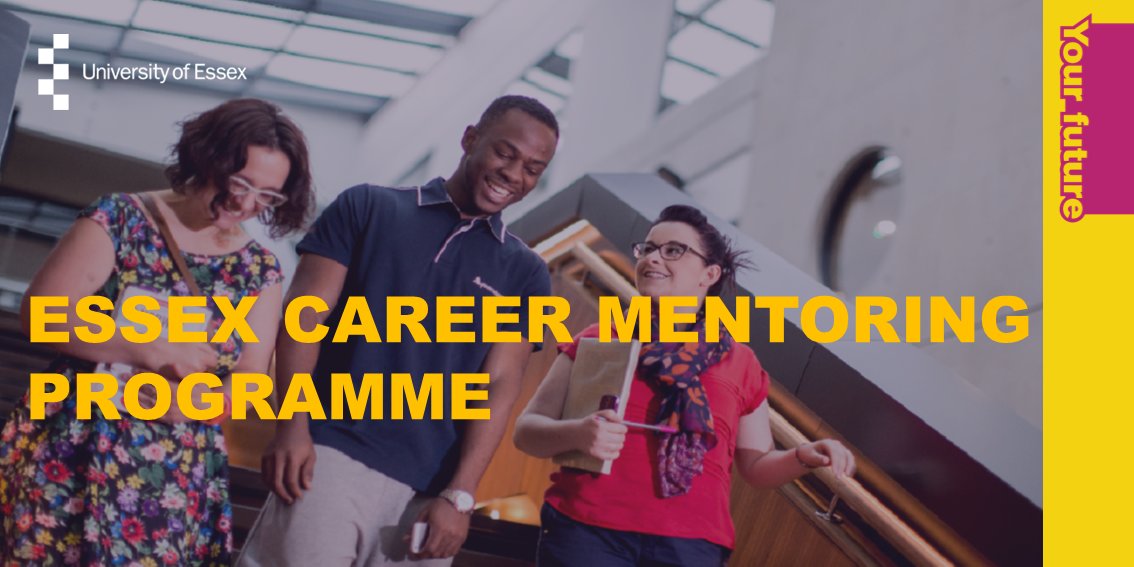Fancy some one-to-one guidance or coaching from an industry professional?

Tap into the talent that’s gone before you, speak to someone who has been in your shoes and learn what it takes to succeed.

Apply by 22 June to the Essex Career Mentoring Programme bit.ly/2ZXup8O