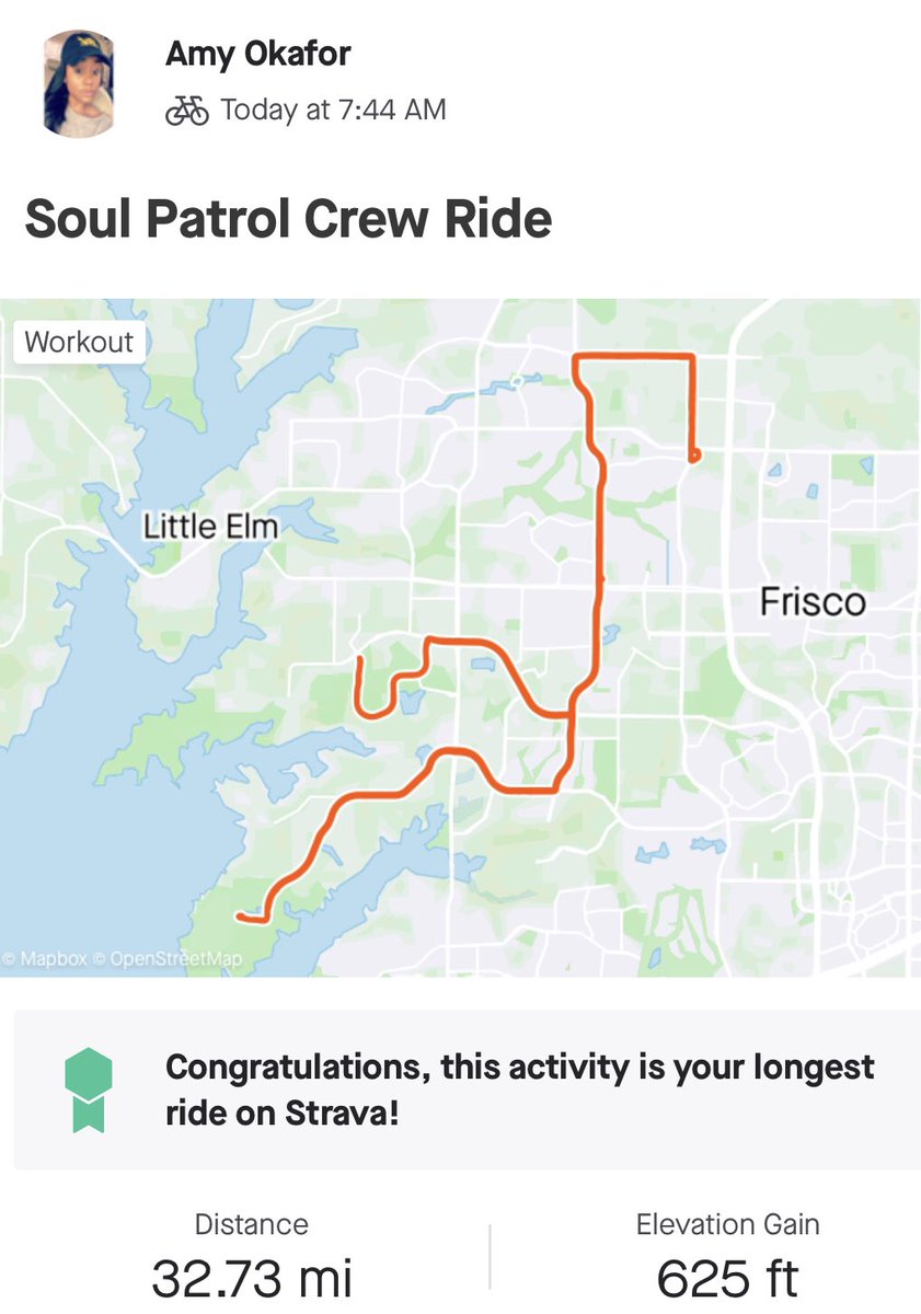 amyonyendu's tweet photo. Up eaaaaarly, early to participate in #SoulPatrol’s #BLM Cycling Event in Frisco. 

An amazing time spent (32mi) with incredibly dope people. We outchea!

🚴🏾‍♀️🚴🏽🚴🏿‍♂️🚴🏿‍♂️🚴🏽‍♀️🚴🏽🚴🏿‍♂️🚴🏿‍♀️🚴🏾💨💨💨 

#JuneCycling #RoadCycling #StillHotThatEarly ☀️ #BGDR #BLM https://t.co/7sQs5Cem7i