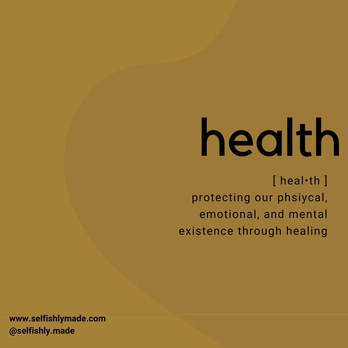 SelfishlyM's tweet photo. Whether it's our physical, mental, or emotional health, it is all organically linked to our ability to heal and grow. This month we center the need for healing in BIPOC communities. Self-care is health and healing, and this month we continue to support your healing journey. https://t.co/8mpJvETFHz