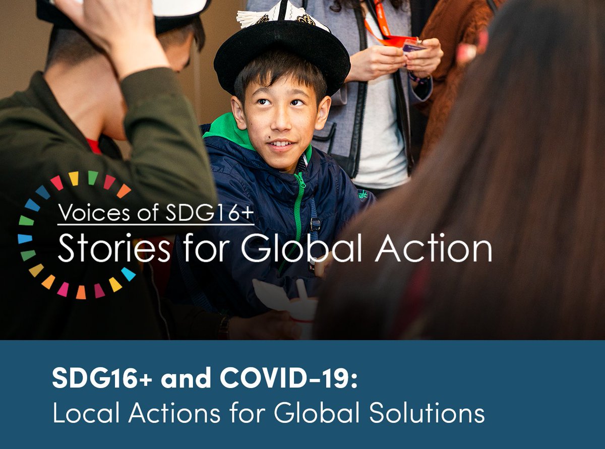 Are you working towards a more peaceful, just & inclusive society? You want the world to hear from you! Share your video ahead of the #HLPF2020 & show how your work on #SDG16+ makes a difference in times of #COVID19 
#VoicesofSDG16+ #Stories4GlobalAction bit.ly/2Ah8uii