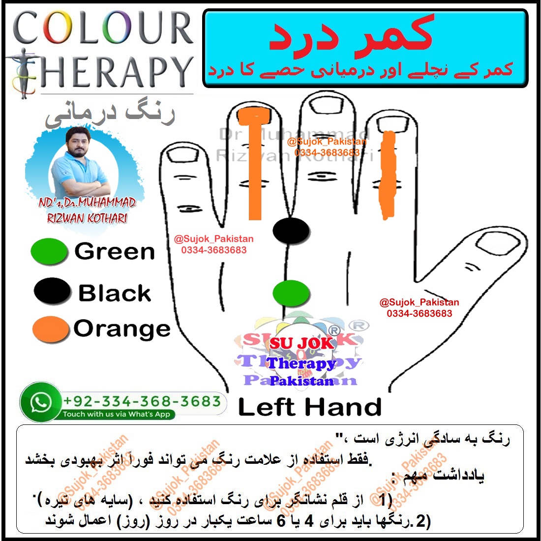 SuJok_Pakistan's tweet photo. COLOR THERAPY PAKISTAN FOR BACK PAIN
#BackPain
#LowerBackPain
#SpinalCordPain
#ChronicLowerPain
#SujokPoints
#sujokpakistan
#sujokkarachi
#sujoktherapy
#sujok
#acupressure
#acupuncture
#health
#ColorTherapy
#Pain
#sujokforBackPain
#ColorTherapyPakistan
#ColorTherapyforBackPain https://t.co/AvQosh9f6d