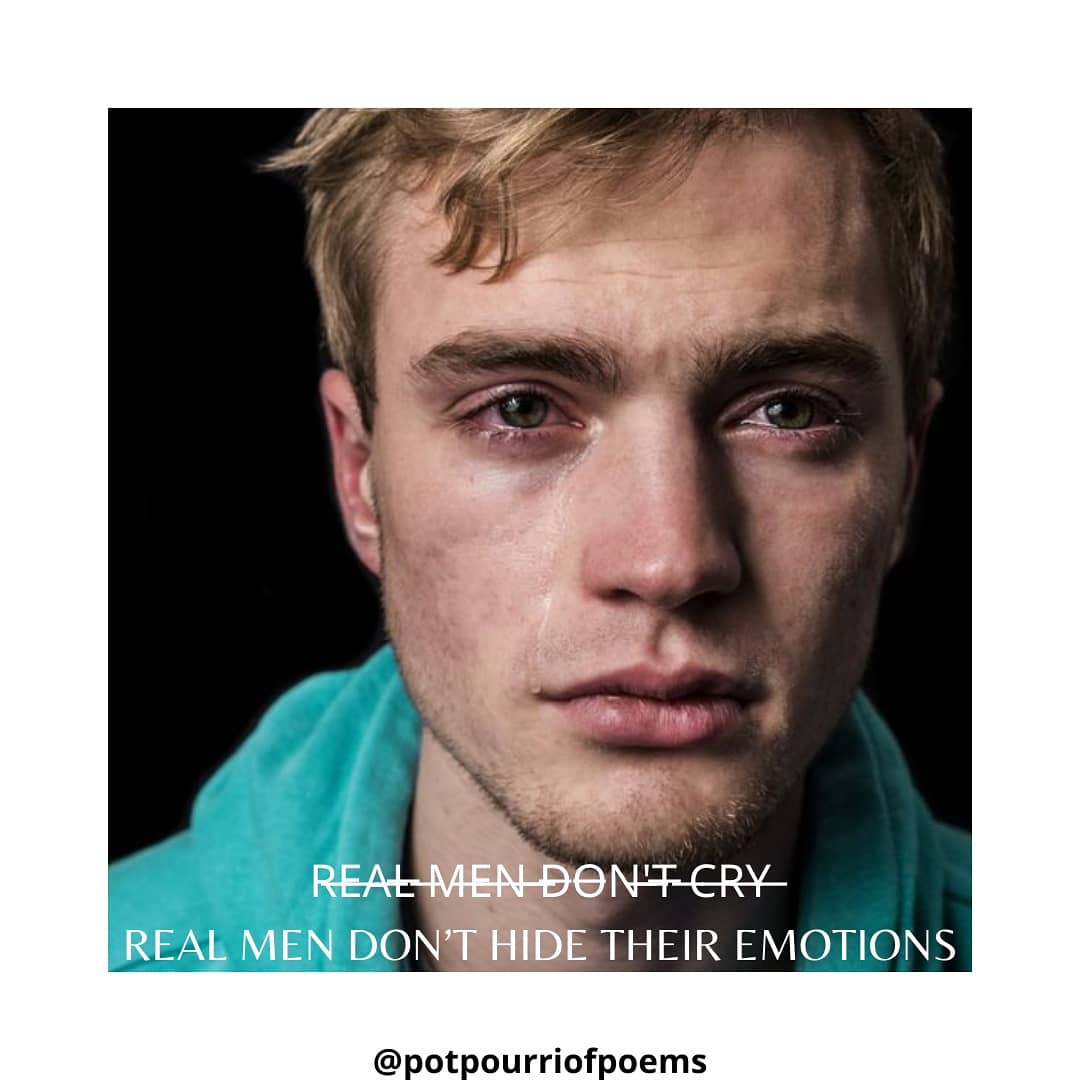 pjgujral's tweet photo. Teach our men that it's okay to cry because emotions make us feel alive.
Read the full caption here: https://t.co/q3JPuMIpG1
Photo courtesy: @BuzzFeed
#realmencry #cryingisnormal #mencancry #Breathe #Mentalhealth https://t.co/1B3LarNKFf