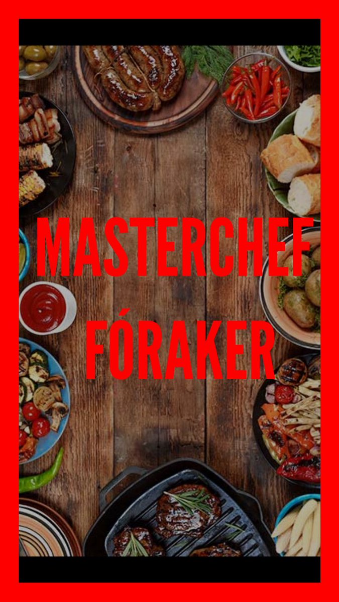 JefesForaker's tweet photo. DE LAS ACTIVIDADES DE ESTE SABADO TENEMOS EL MASTERCHEF FÓRAKER PARA QUE VAYAN A INSTAGRAM A VOTAR POR SUS PLATILLOS FAVORITOS 🔴⚫️ https://t.co/0eXZVLq6Vb
