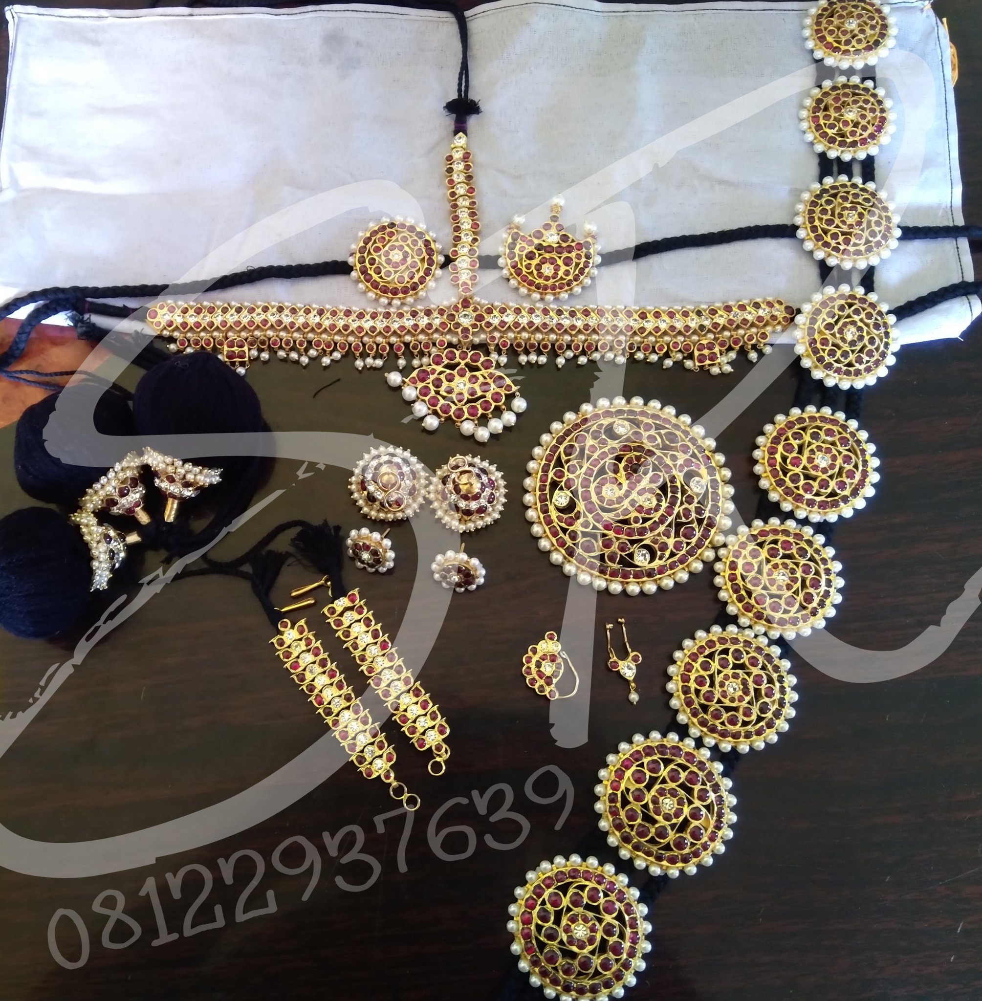Silver shop bharatanatyam jewelry