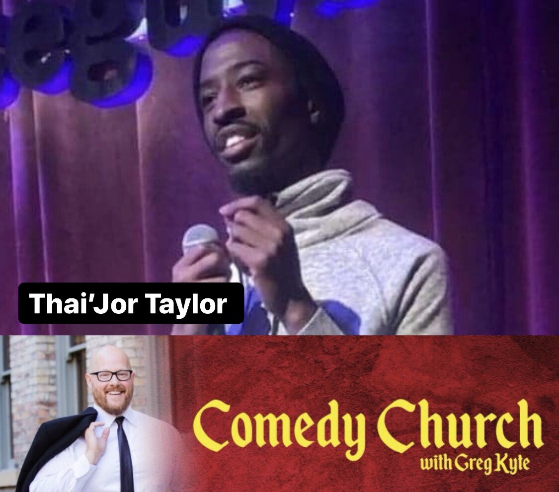 Thai’Jor Taylor will bless the Comedy Church congregants at tomorrow’s show! It starts at 7pm at Wiseguys at the Gateway! Ticket info here —> wiseguyscomedy.com/events/comedy-…

#comedychurch #slccomedy #slccomedyscene #sundayinslc #postmormon #exmormon #exmo #exlds @gregkyte