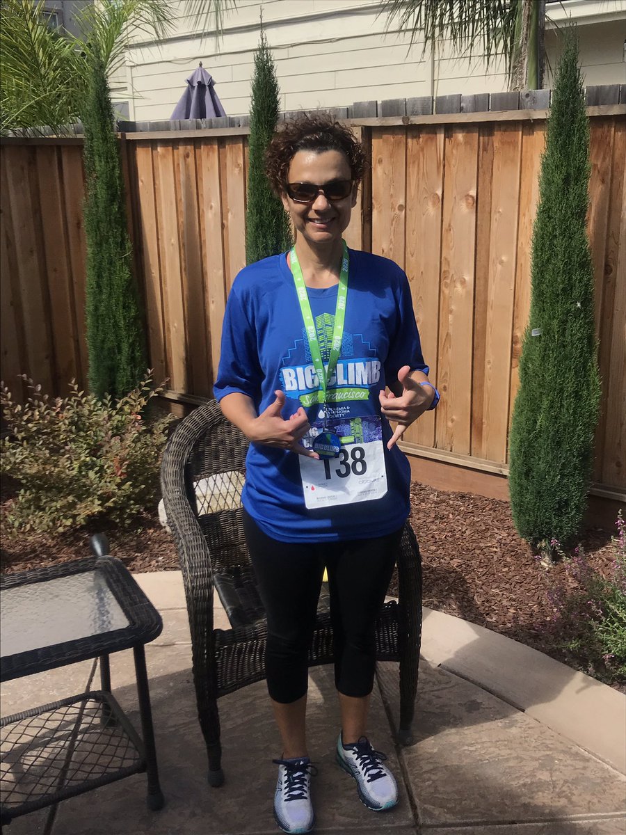 mrsbirddee's tweet photo. @LLSusa completed #BigVirtualClimb to assist with finding a cure for blood cancers. #ClimbConquerCure. Got my virtual finisher pic and photos to show how I accomplished the #goal https://t.co/m1haVX4sIb