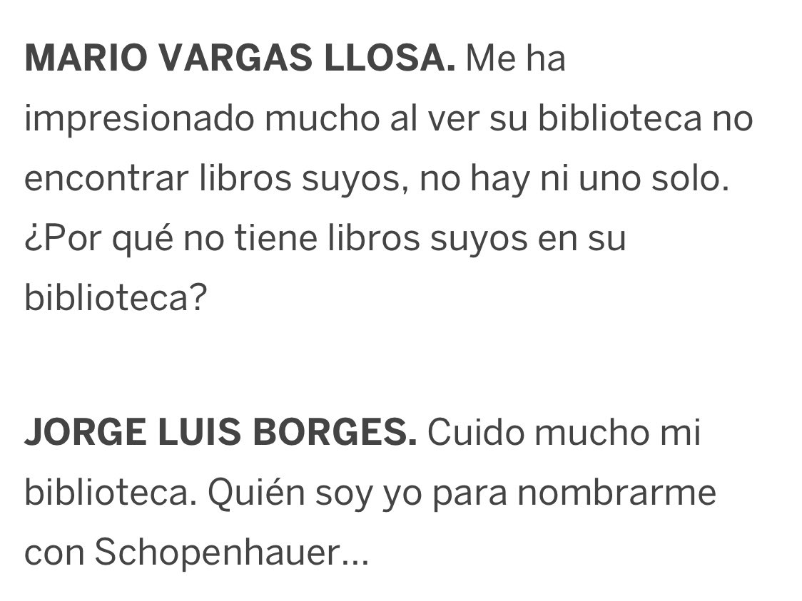 AbgVanegas's tweet photo. La grandeza en la humildad de Jorge Luis Borges. No tenía libros suyos ni sobre él en su biblioteca. Esa humildad que tanta falta hace por acá... https://t.co/2dufHDFGq0