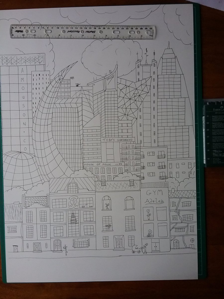PaigntonPoet's tweet photo. Art for the bin
But it would be a sin
To not colour it in
#MouseCity #DevonMice https://t.co/P9focumE3w