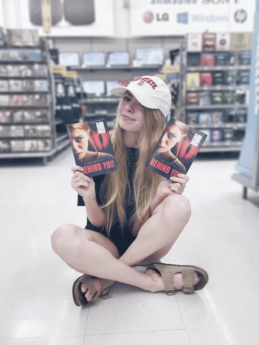 TheAddyMiller's tweet photo. I never ever ever imagined that I would get to go to the store and see myself on the cover of a movie!!! This was such a big and surreal moment for me🤍 Go check out Behind You, literally https://t.co/z4Iuf0OKfp