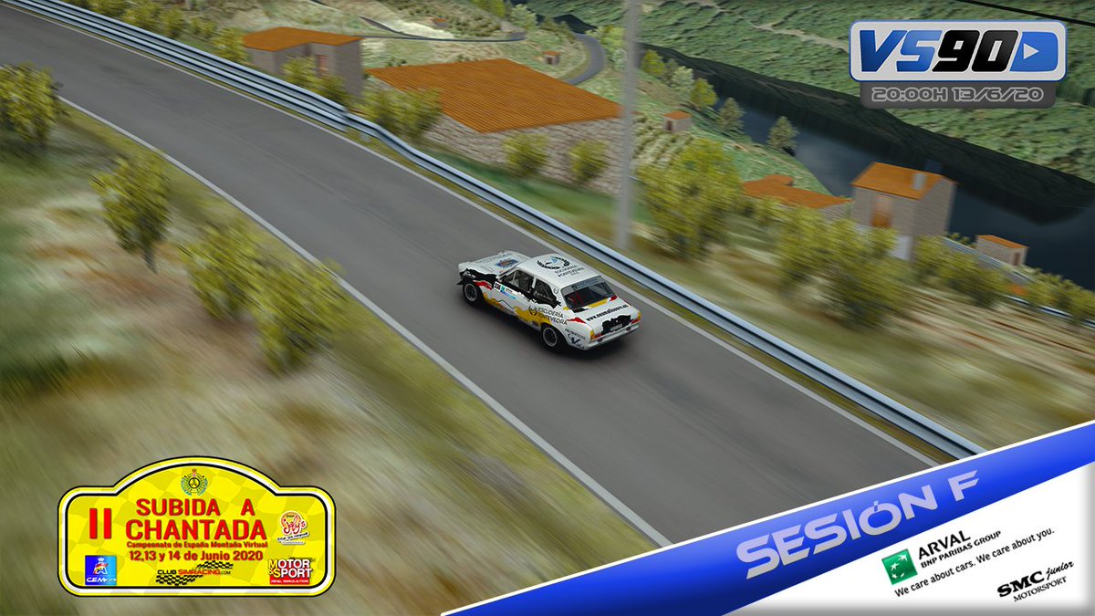 CeMvirtual's tweet photo. 🟢Continua la #Subida5 Campeonato de España Montaña Virtual 2020.

Continua la segunda jornada #Subida5 - II Subida Chantada con la Sesión F.

Nº Pilotos: 23
Hora: 20:00h
Enlace Directo: https://t.co/WMfdol6Mj3

Tiempos en Directo: https://t.co/PmFkFfaUnZ

@RFEdeA 
@CEM_RFEdA https://t.co/St0WIQ2BXJ