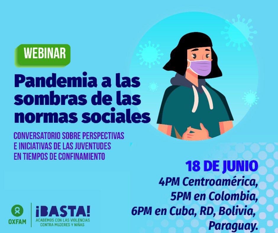 Poletikah's tweet photo. @MirandaGabbie representará a #Honduras en el #webinar “Pandemia a las sombras de las normas sociales”
🗓Día: Jueves 18/Junio/2020 
⏰Hora: 4:00pm Centroamerica 

Bienveniddxs todxs a ser parte!! https://t.co/FuLpOriCvn