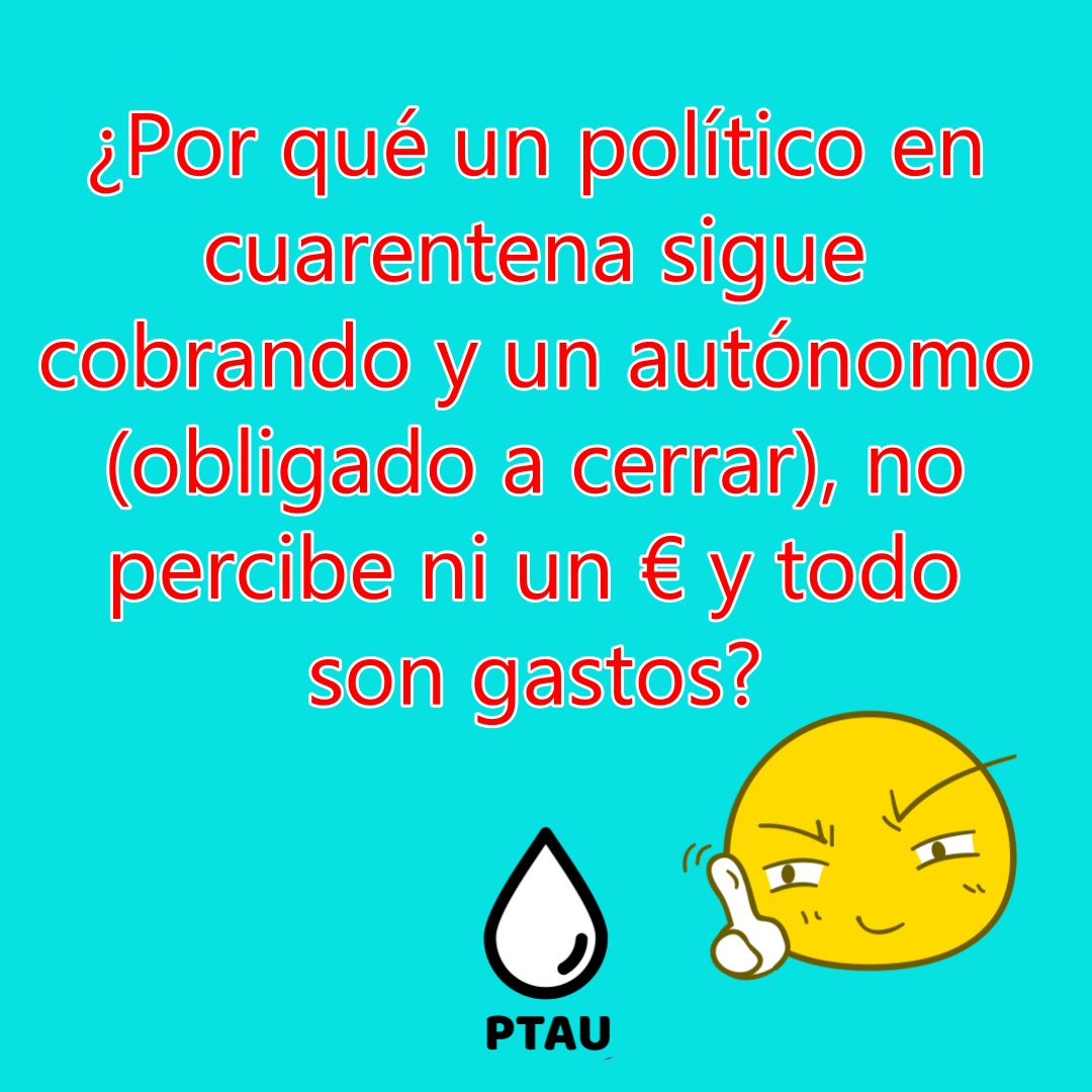 PAutonomos's tweet photo. 𝗡𝗢𝗦 𝗣𝗥𝗘𝗚𝗨𝗡𝗧𝗔𝗠𝗢𝗦... 

#trabajadores #autonomos #pymes #coronavirus #desescalada #crisis #PTAU #partidopolitico #lohacemosporti https://t.co/kgYHXs4Paz