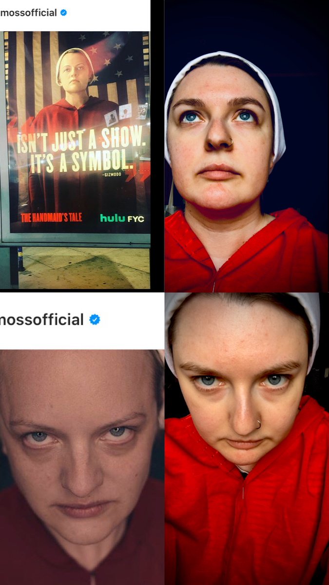 ZoeMackenzie92's tweet photo. @covid_comedy @BeavertownBeer My celebrity lookalike/doppelgänger  is Elisabeth Moss, Handmaid’s Tale is always a bit of a weird watch now I can’t un-see it... https://t.co/VmvCPwLgjH