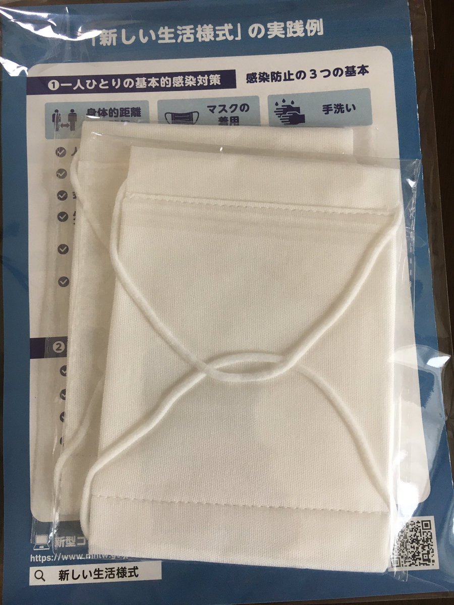 cheat_deceive's tweet photo. そーいや昨日マスク来たな https://t.co/Ri5u6zKrgf