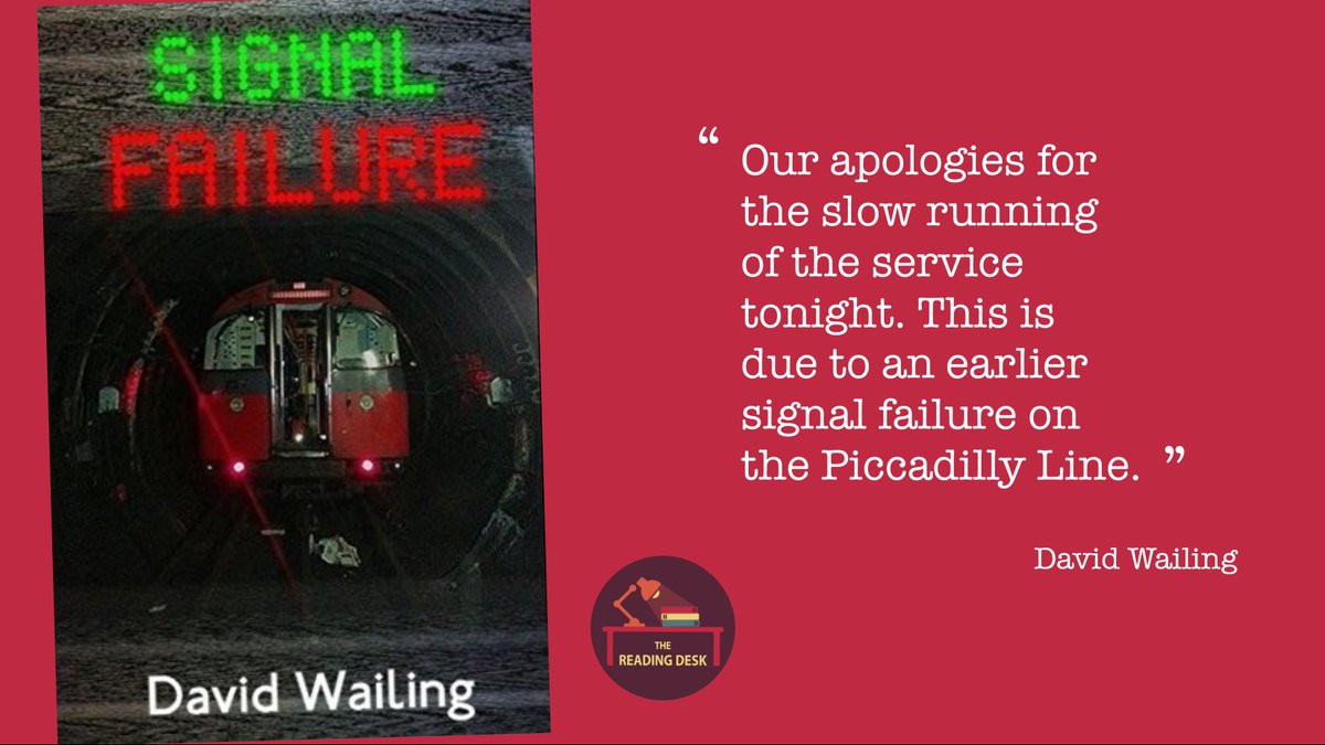 TBRreviews's tweet image. #ReadingDesk                NEW REVIEW
⭐️⭐️⭐️⭐️
#BookReview for #SignalFailure by @davidwailing
thereadingdesk.com/signal-failure…

A short story, this really captures the terror of being trapped in tunnels underground with something lurking in the darkness.
#amreading #horror #shortstory