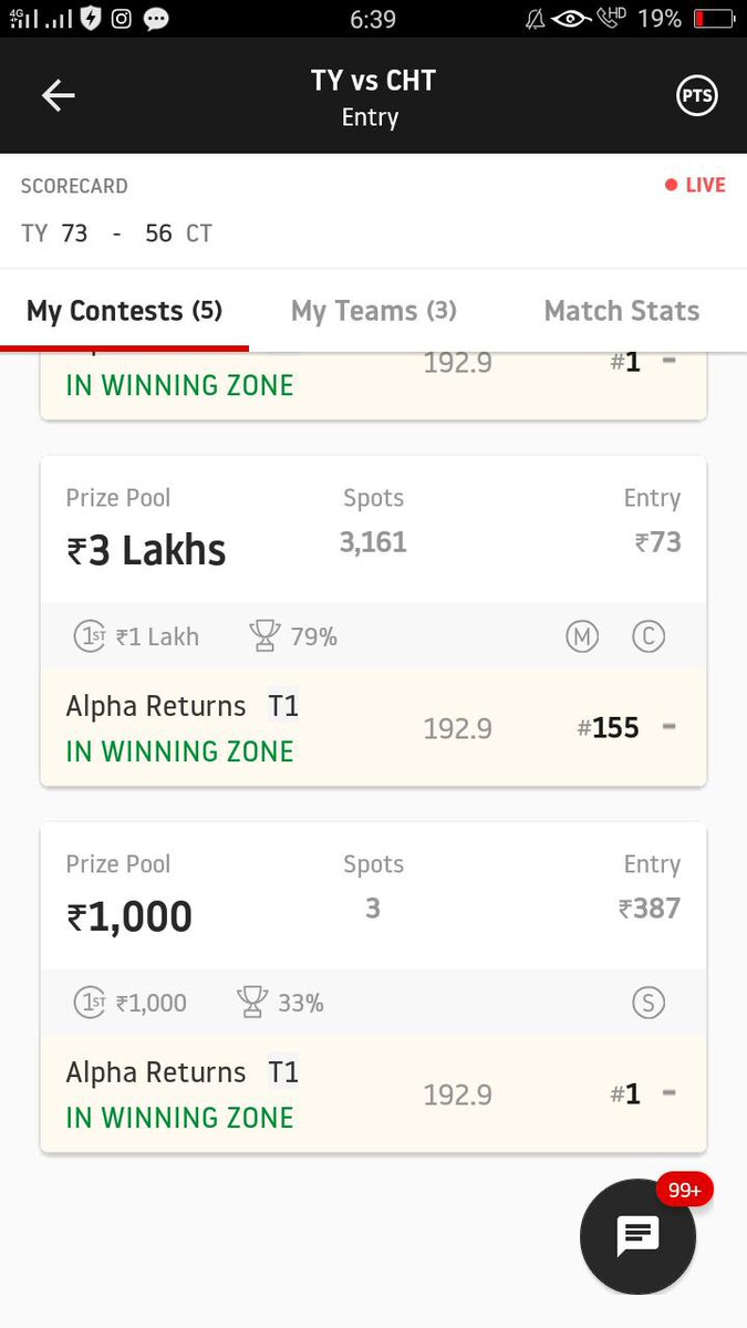 TeamAlphaFamily's tweet photo. What a day it has been. π ultra Clean sweap in both the WSBL basketball and T10 matches. π₯ Join our Telegram channel for the teams.. Team Alpha β€
#Dream11 #BBL #Basketball #Bundesliga #Laliga #MyTeam11 #CzechT10 #RAVvBER π
https://t.co/cS43ZswYaJ https://t.co/IisCHq63iq