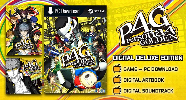 Official Atlus West Celebrate The Launch Of Persona 4 Golden On Pc With Us You Can Download Free P4g Avatars And A Pc Wallpaper From The Steam Discussion Board Where