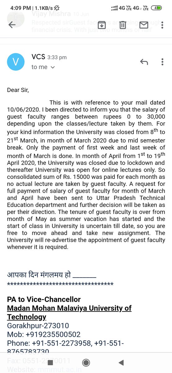 VijayMi31338053's tweet image. Injustice with #faculties_of_MMMUT,qualified teachers being treated as labourers, #mtech_phd degree is of no use.@ravikishann sir it&apos;s exploitation we are facing. #pleaseHelp🙏🙏
@myogiadityanath 
@myogioffice 
@PMOIndia 
@Live_Hindustan
