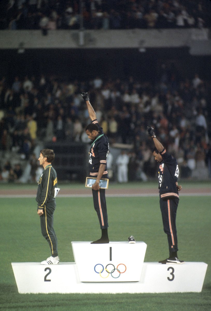 Today I learned...

The white man in this photo was Peter Norman from Australia who finished 2nd the 1968 200m final. Norman stood in solidarity with the American Black athletes. It was Norman who suggested, when discovered they only had 1 pair of gloves, to each wear one. (cont)