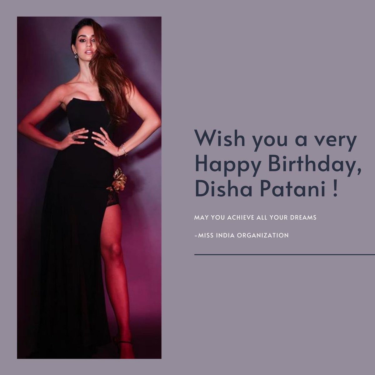 Happy Birthday @DishPatani keep shining bright like a diamond and stay beautiful, bubbly and lovely as you are! #dishapatani #birthday #girl #actress #beautiful #model #inspiration Happy Birthday @DishPatani keep shining bright like a diamond and stay beautiful, bubbly and lovely as you are! #dishapatani #birthday #girl #actress #beautiful #model #inspiration