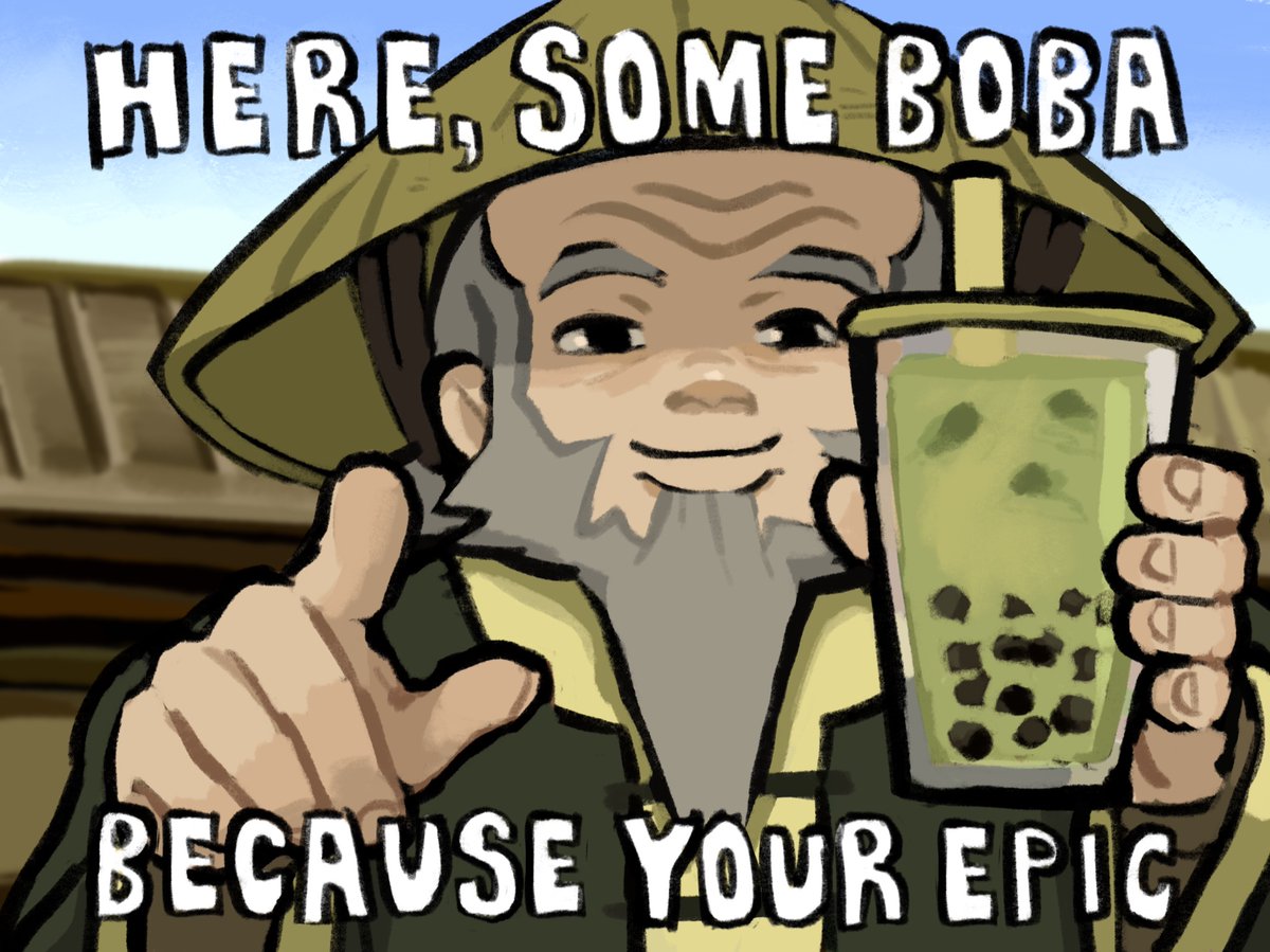 flapjastic's tweet image. uncle iroh says you’re epic and deserve a redemption arc