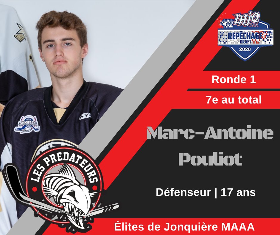 PredsJuniorAAA's tweet photo. Voici nos 4 autres choix de la première ronde:
Bienvenue Marc-Antoine, Gabriel, Samuel et Frédéryck dans l'organisation! 🤩
#LHJAAAQ #DRAFTDAY https://t.co/xf3062GZgD