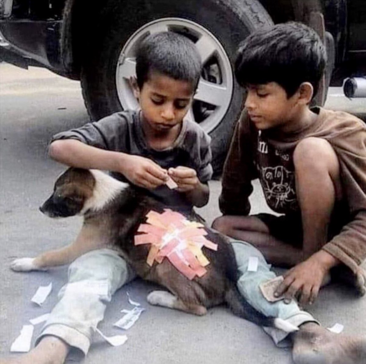 I’ve no words for this picture  ♥️♥️ May god bless these #kids ♥️🙏

#HumanityFirst #love #respect #KindnessMatters #KindnessByPost #lovedit #SpreadLove #spreadkindness #SpreadTheWord #NehaMalik