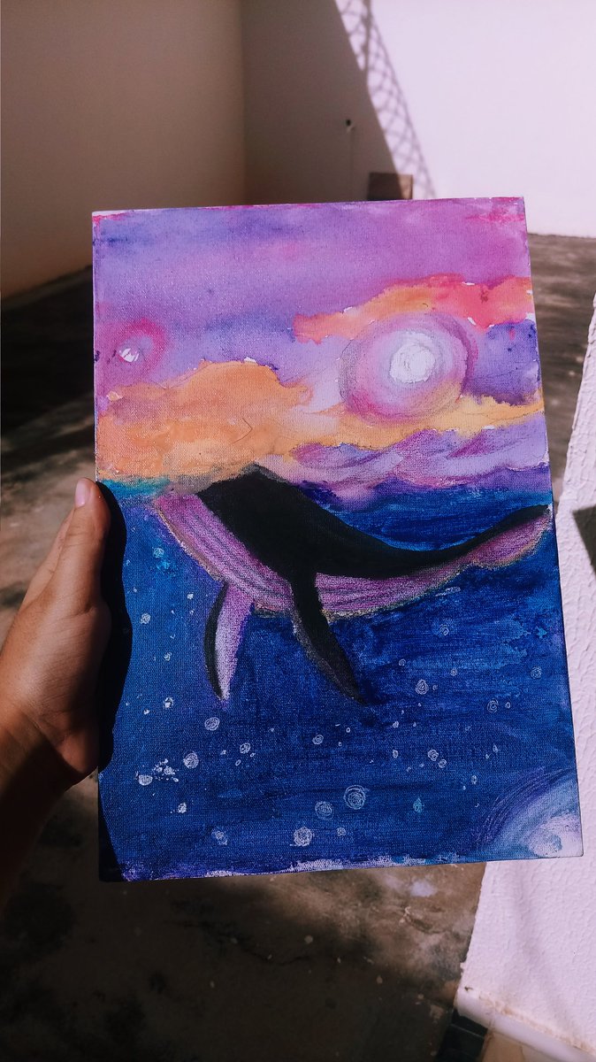 ayraxavierr's tweet photo. gente, o bts me fez pintar baleias voando scr

ela faz a arte delah https://t.co/0xidJmlC0T