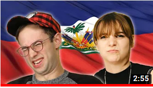 NadiaPolicard's tweet photo. .@BuzzFeed Your Americans Try #Haitian Food for the First Time video could have been great BUT FOR the racist agenda, insulting thumbnail image and caption suggesting "mystery meat" of "balls" is part of our cuisine.  Why lead w/ perpetuating racism and bias towards ethnic foods? https://t.co/3cj1rarfZr