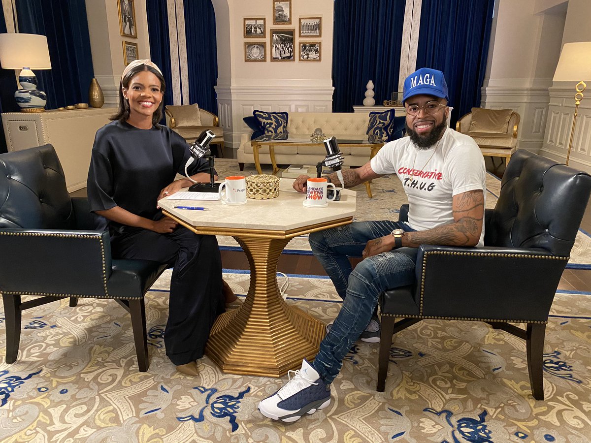 HAD A GREAT INTERVIEW WITH THIS AMAZING WOMAN @realcandaceowens CANT WAIT FOR EVERYONE TO SEE IT #blexit