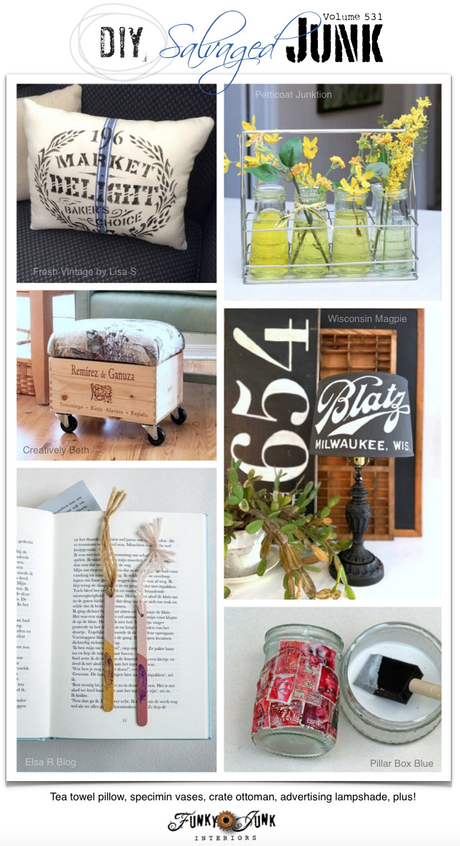 Check out these NEW up-cycled projects that are super unique and fun to make! DIY Salvaged Junk Projects 531 - go.shr.lc/30Lx5qi #upcycled
