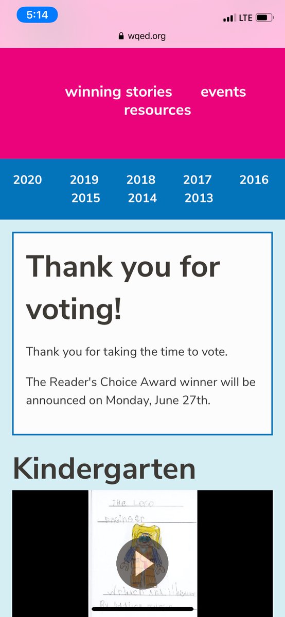 MrsBenzTIS's tweet photo. We are thrilled that Trinity North Kindergartener Emily Adamson is a finalist for the WQED Writer’s Contest! We need help to support her in trying to win the Reader’s Choice award.
https://t.co/7pjRLxTk22
#PBSKIDS #EQT #WQEDwrites
@CouncilTms @TMSTrinityPride @TRINITY_MLUCAS https://t.co/gm8iBABLu5