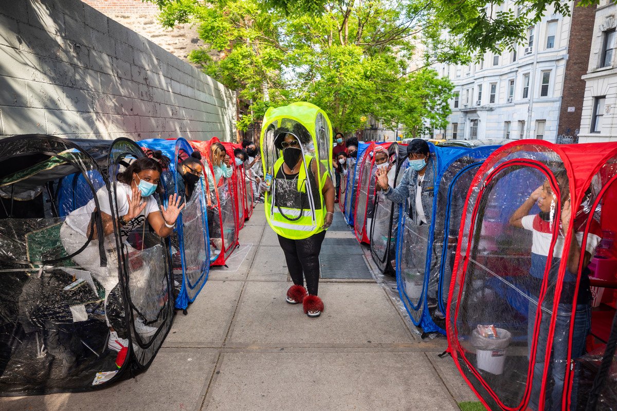 In our "new normal," denizens may no longer venture out into the brave new world unless securely inside portable "safe zones." These "safe zones" provide a barrier from unwanted speech, give the user a sense of equality with others, and are color-coded by the user's ethnicity.