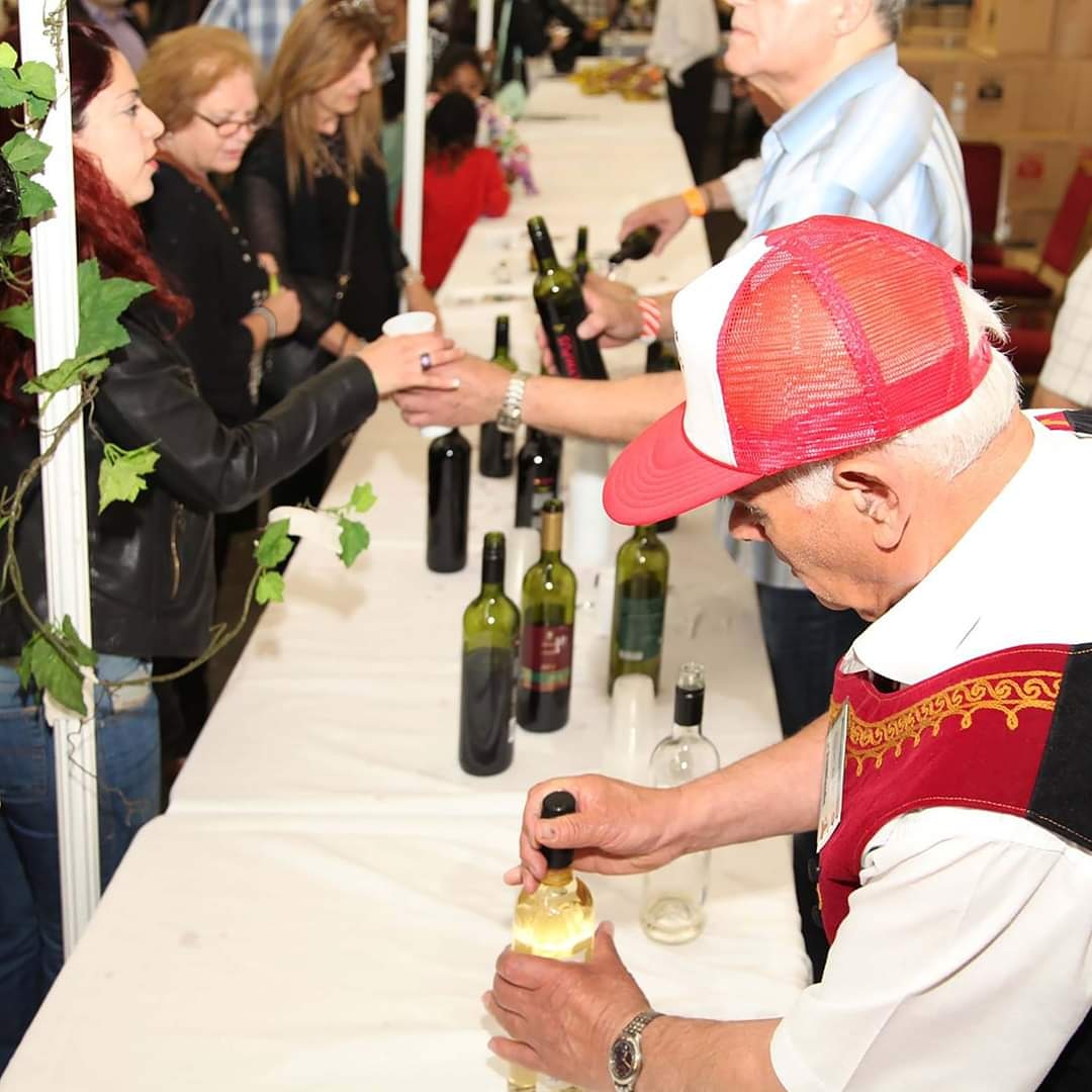 CyWineFest's tweet photo. #CyWineFest2015
Mr. Matsoukas our #CyWineFestlegend proudly serving visitors #Cypriotwine #Winesampling stands
#sodap #loel #loelwines #winery #kamenterenawinery
#dedication #tribute
photo credit: Tino Antoniou https://t.co/HW2zAASGiC
