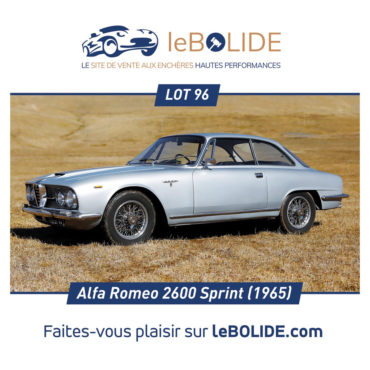 leBolide_'s tweet photo. Début des #encheres demain matin sur https://t.co/0sdcy9npME!
> 11h30 pour l'#alfaromeo2600sprint (1965)
> 11h40 pour la #hondacivictyper (2017)
> 11h50 pour la #mecedesbenz190sl (1961)
Vous aurez 7 jours pour enchérir et vous offrir l’une de ces autos!
Et d'autres lots à venir.. https://t.co/sbNvOXj372