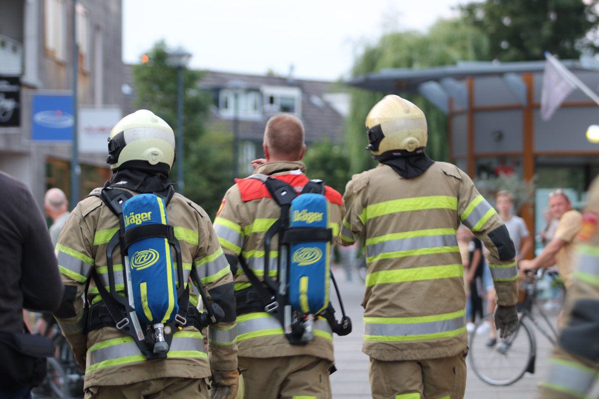 Melding middelbrand Ronde Erf Veenendaal
