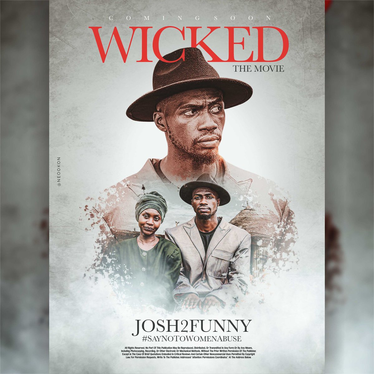 itzneookon's tweet photo. DROPPING SOON
#WICKED @josh2funny

#MoviePoster
#neookon
neookon https://t.co/oVttMVNju6