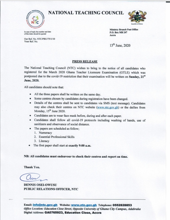 National Teaching Council (@ntc_gh) on Twitter photo 