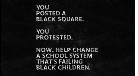 msherg's tweet photo. After the protests, what’s next? Systemic racism is also in our schools. Change the system so black and brown children get the education and future they deserve. To learn more; https://t.co/cM285ZESGm https://t.co/16eFWFpeYV https://t.co/WbKaQQa8BH #blacklivesmatter #EduColor https://t.co/RH2xRWRon6